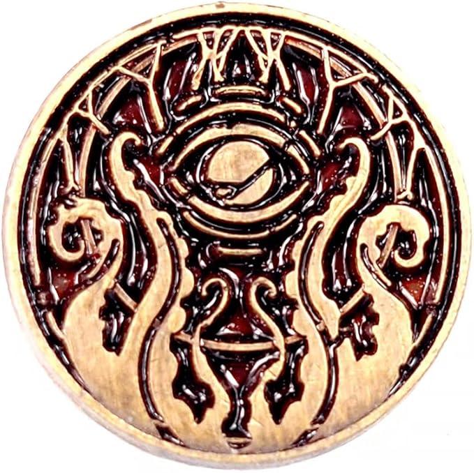Doom Clue Metallmünze Ersatz für Arkham Horror 1 Stück