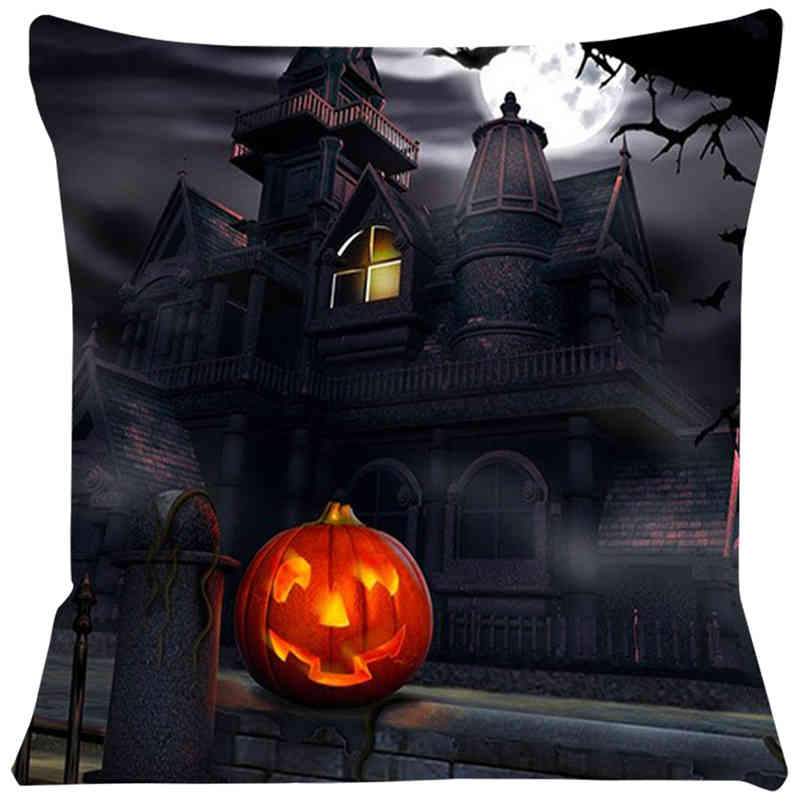 Halloween Gift Cushion Cover Comfortable Short Plush Pillow Cases Chair Car Sofa Pillow Cover Home Decorative SJ-307