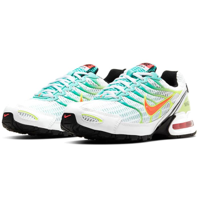 Nike Tênis Feminino Casual Air Max Torch 4 'Branco Volt Crimson Laser' CW5607-100