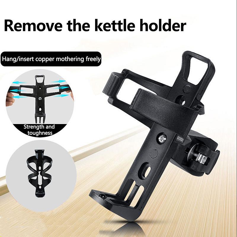 1Pc Bicycle Holder Water Bottle Cage Adjusted Fixed S-Eat Tool Free Folding Bikes Hanging Parts Plastic Quick Detachable
