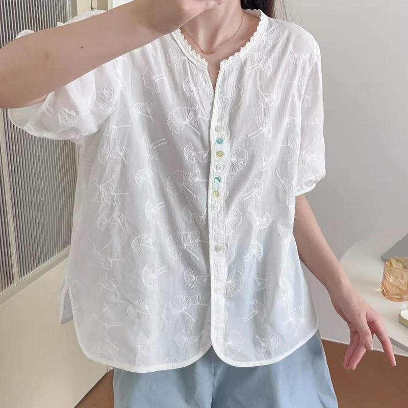 

Кружевная футболка с круглым вырезом, белая, женская, с коротким рукавом, летняя, вышитый топ, хлопковая женская футболка XL белый