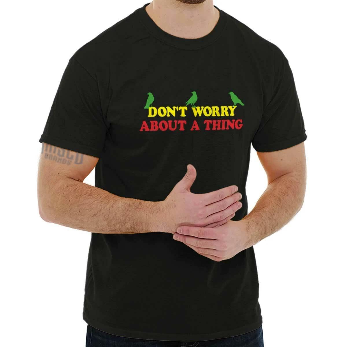 Dont Worry About A Thing Three Little Birds Womens or Mens Crewneck T Shirt Tee XL