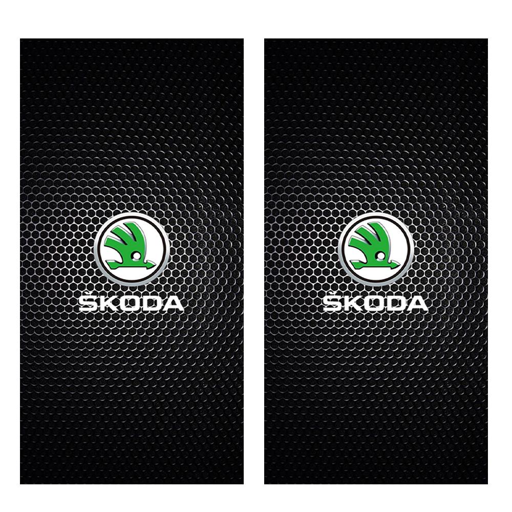 YXMP4 Для Skoda Octavia Fabia Kodiaq Rapid Водонепроницаемая Пылезащитная Наклейка на Среднюю Стойку Двери Автомобиля Декоративная Наклейка на Стойку B Аксессуары