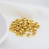 18K Gold-Filled Flying Saucer Beads: Color Retaining Spacers for DIY Bracelets and Necklaces