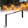 Metal String Light Hanging Hook, Outdoor Edge Hanger for Fence Rail and Balcony Wall Lighting, Garden Light Holder for Home Use Daily