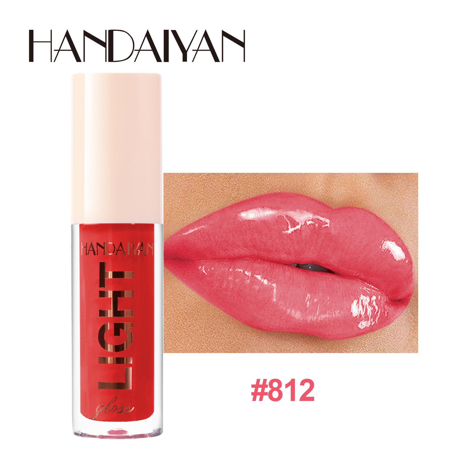 

HANDAIYAN Glass Mirror Lip Glaze Блеск для губ Длительный увлажняющий блеск для губ 812