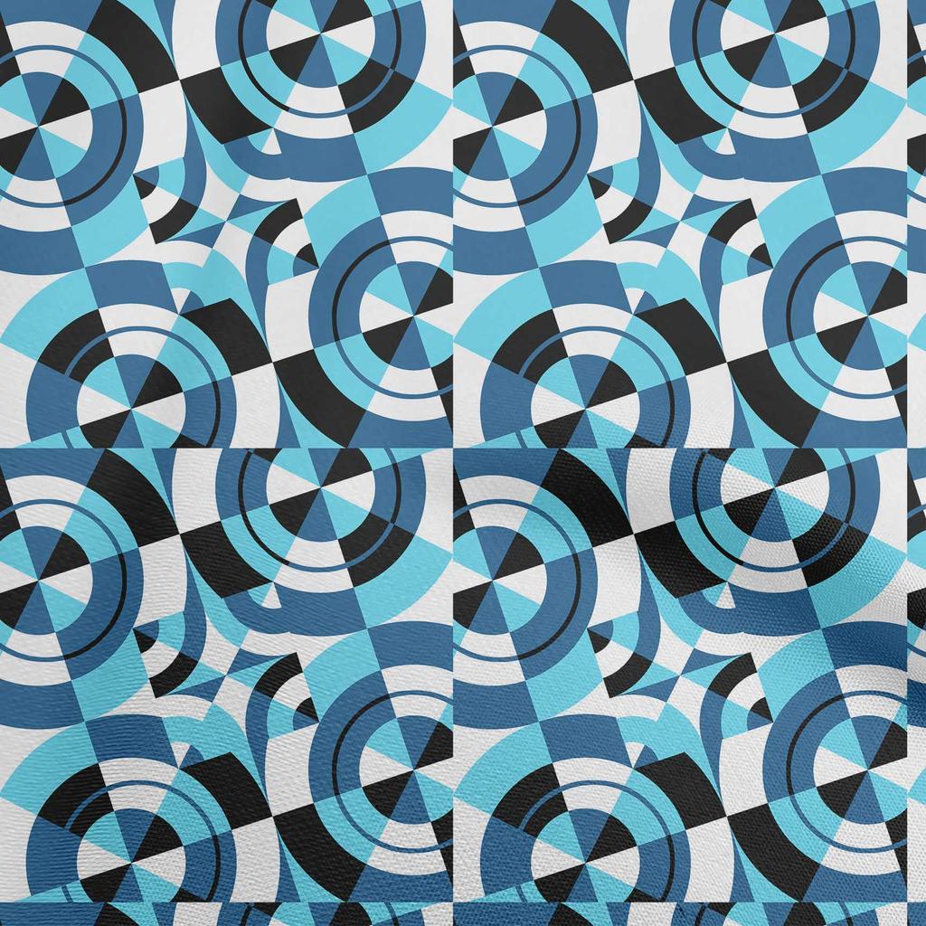 oneOone Cotton Flex Brown Fabric Geometrical Sewing Fabric By The Yard Printed Diy Clothing Sewing Supplies 40 Inch