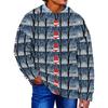 Herren Weihnachtspullover mit Strickmuster und Rundhalsausschnitt für Herbst und Winter