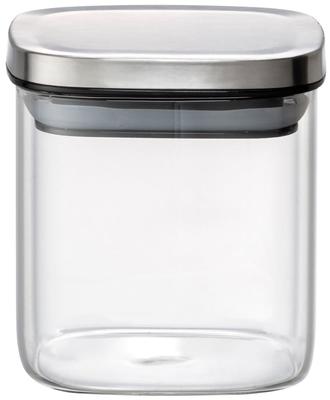 Ishigaki Delish Life Glasförvaring Fyrkantig 4573 Värmetålig Behållare, Burk, 800 ml,