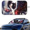 Anime T-Tokyo Ghoul Car SunShade Car Sunshade Covers Cover Universal Windscreen Folding Visor