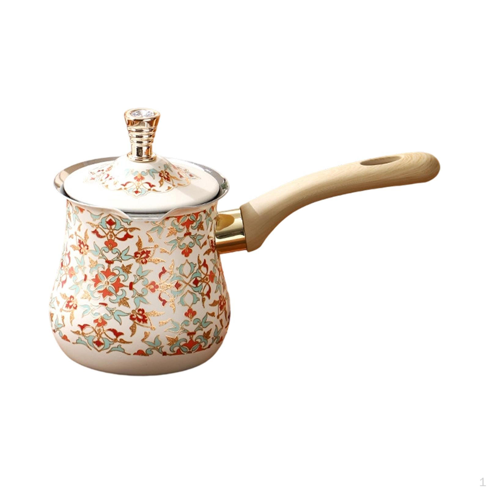 

Турецкая кофеварка Подогреватель масла Легко чистить Многоцелевая из нержавеющей стали с длинной 720ml