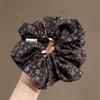 Fashionable and Elegant Printed Large Braided Hairband for Girls with Ponytail, Elastic and Durable Headband