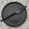 Purple Cutlery Stainless St Steel Matte Polishing Black Dinnerware Set Tableware Dinner Knife Fork Soup Kitchen Accessories