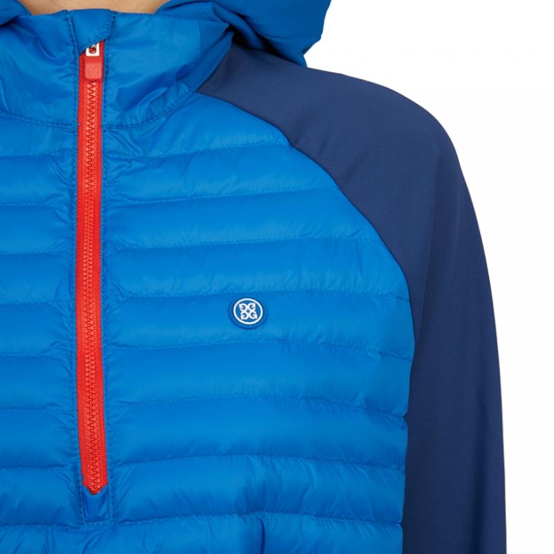 Galleria G Fore Pore Golfwear Women S Half Zip Up Hooded Jacket G4lf22o44 Ult