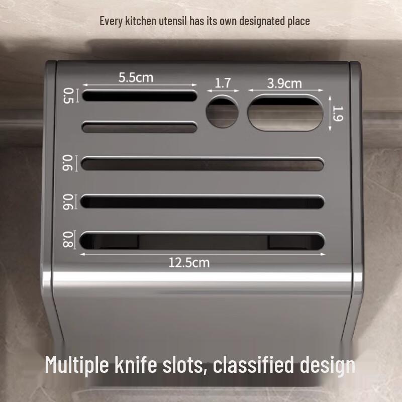Kitchen Knife and Utensil Storage Rack