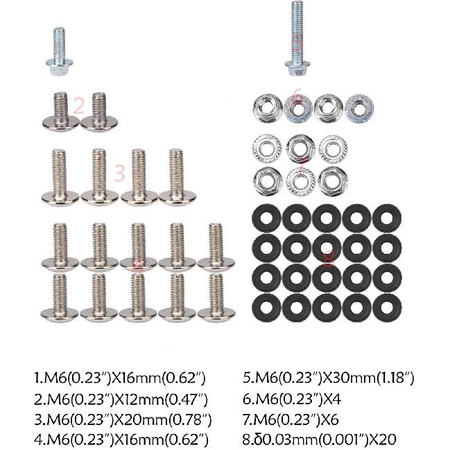 

7 шт. Пластиковий обтічник крила з АБС-пластику Комплект кузовних деталей Набір крил + Комплект болтів кріплення Для KLX110 KLX 110 KX65 KX 65 DRZ110 RM65 Мотоцикл Пітбайк жовтий