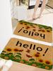 1pc Entrance Doormat, Dirt Resistant Door Mat, Room Decor, Indoor Outdoor Entrance Mat, Non-Slip Area Mat, Bathroom Mat Carpet