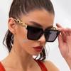 Luxury Oversized Square Sunglasses Fashion UV400 Protection Vintage Big Sun Glasses Retro Eyewear for Women Men Gafas De Sol