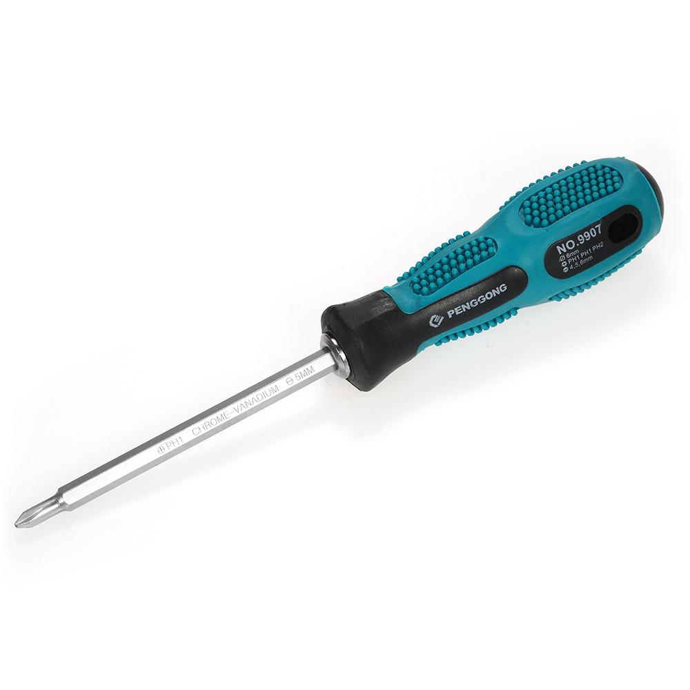 PENGGONG 4pcs Multi-functional Insulated Screwdrivers Set with Magnetic Two-Way Slotted & Phillips