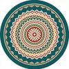 Retro Persian Style Round Area Rug Bohemian Floor Mat Living Room Bedroom Office Chair Sofa Coffee Table