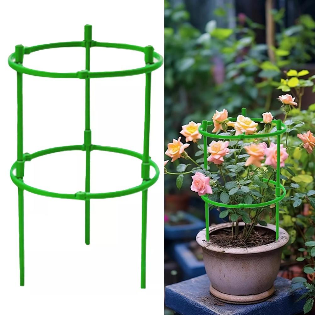 Anello Regolabile Supporto Piante da Giardino Gabbia per Pomodori Graticcio per Pomodori Gabbie