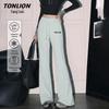 TonLion Women's Ice Silk Cooling UV Protection Micro-Flared Pants