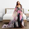 Overwatch Mercy Blankets  Soft Warm Fluffy Plush Bedding Throws For Couch Bed Picnic Flannel Bedspread Bed Cover