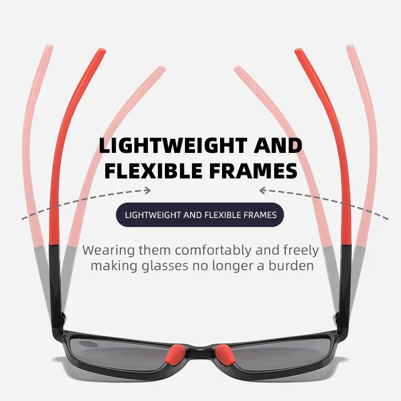 Ultra-light Fashion Sun Eyeglasses Neutral Fashion High-definition Anti-blue Light Reading Glasses Men and Women Farsighted Glasses