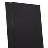 2 Pieces Black Canvas Art Panels with Wooden Frame for Painting