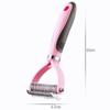 Dog Comb Stainless Steel Knife Dog Grooming Brush Pet Hair Remover Dense Teeth Combs for Dogs Hair Knot Opening Pet Accessories