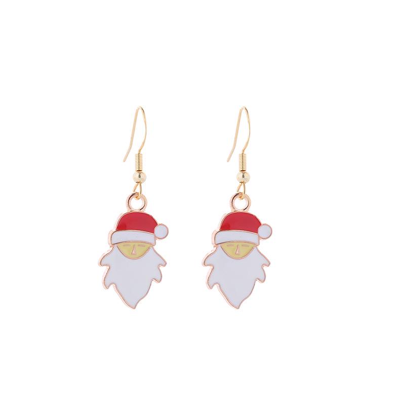 Christmas Earrings: Small Santa, Reindeer, Snowman Studs