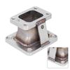 T25 To T4 Turbo Manifold Flange Conversion Adapter Stainless Steel Universal Auto Parts