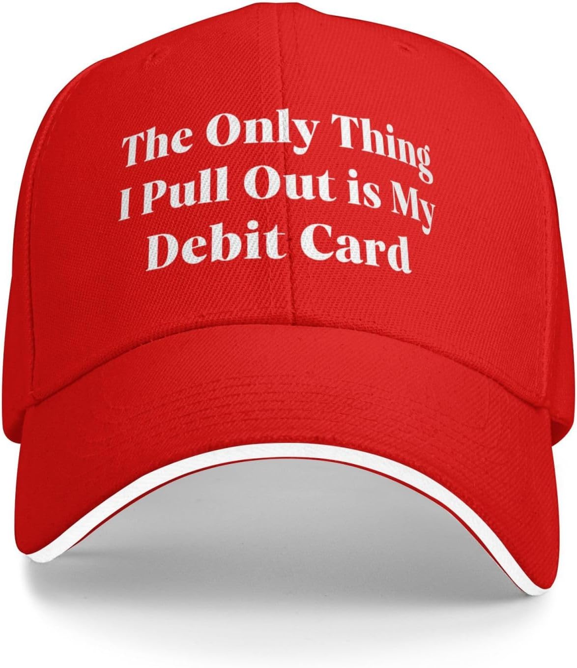 

Единственное, что я достаю, — это моя дебетовая карта. Бейсболка. Смешной финансовый подарок-шутка. Полиэстер. Регулируемая кепка One Size
