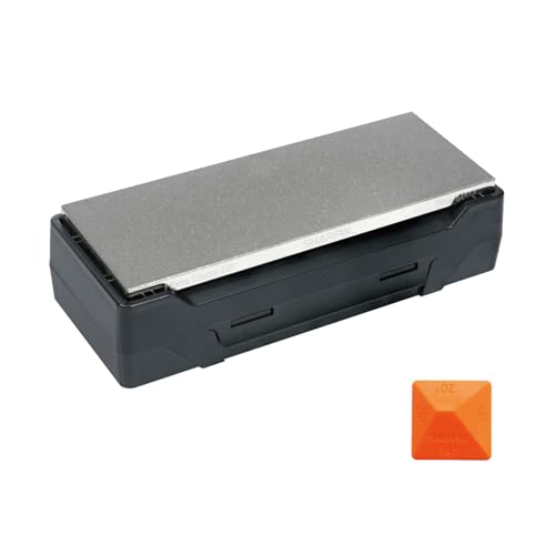 SHARPAL 163N Double-sided Diamond Whetstone Set Compatible with Knives, Knives, Axes, and Scissors Rough Sharpening 220#/ Finishing 600# Comes with