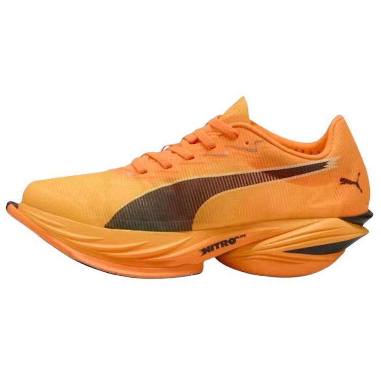 New PUMA FAST R NITRO Elite 3 Running Shoes Women's Orange Black 312061-03
