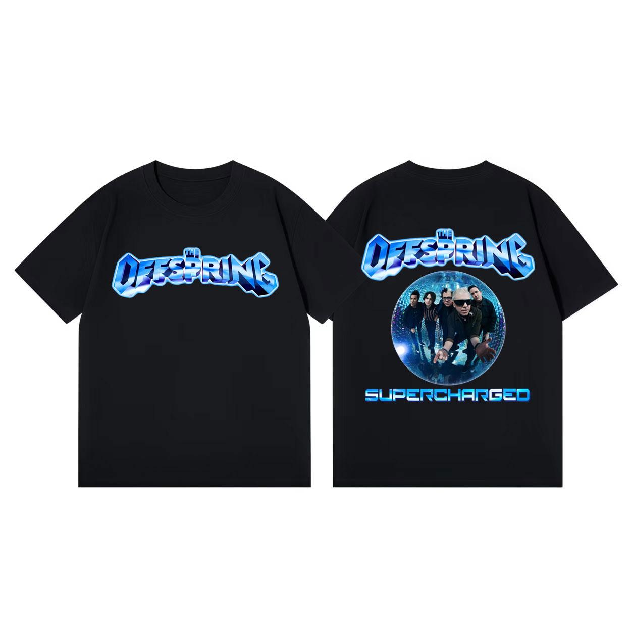 

The Offspring Supercharged Tour 2026 T Shirt Men Women Clothing Punk Rock Short Sleeve Tshirts Fashion Casual Oversized Tshirt 4XL