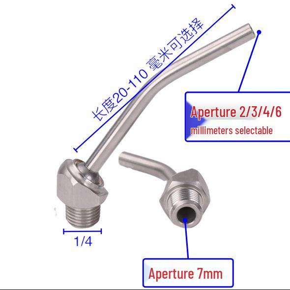 Stainless Steel High-Pressure Universal CNC Lathe Cooling Nozzle Head
