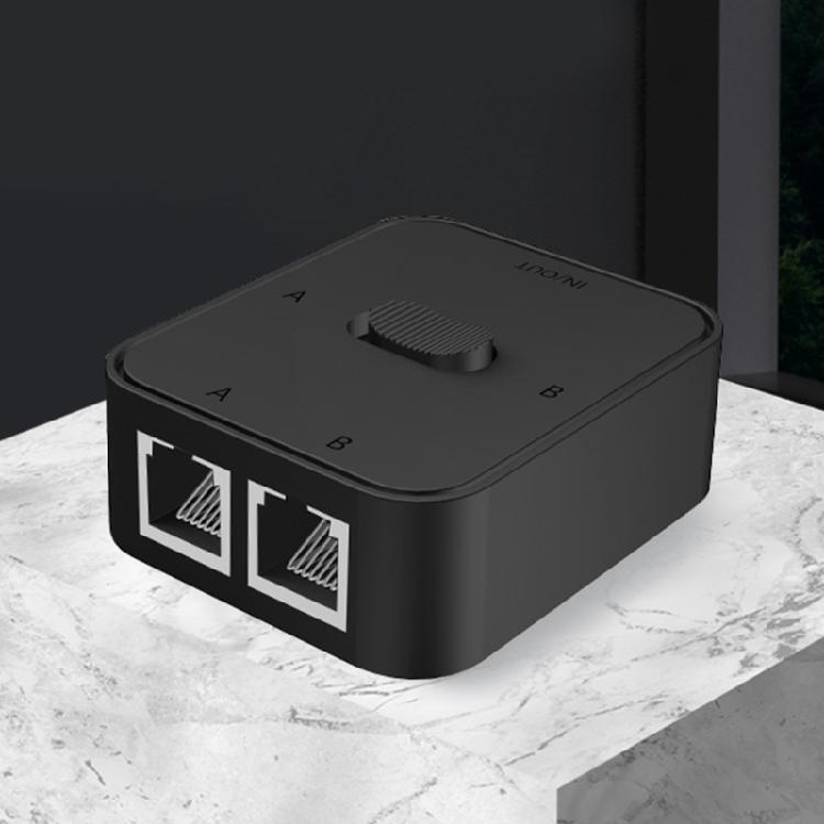 2-Port 10/100/1000Mbps Netzwerk RJ45 LAN CAT6 Netzwerk-Switch für Switch