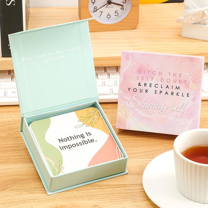 Creative Women's Inspirational Greeting Cards: Daily Motivational and Positive Energy Postcards