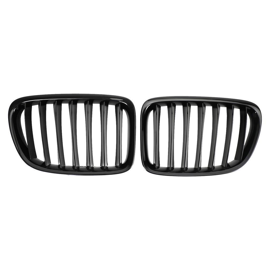 Gloss Black Front Hood Kidney Grill Grille Fit BMW X1 E84 2009-2014 SUV