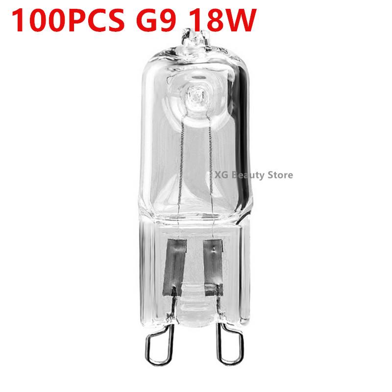 

100PCS G9 230V 25W 33W 40W LED Lamp Bulbs Inserted Beads Crystal Lamp Halogen Bulb Eco Halogen Light Bulbs Capsule Wholesale