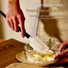 Silicone Spatula Set with Wooden Handle - Heat Resistant, Food Grade for Baking and Cake Cream.
