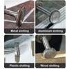 3mm T-type Tungsten Steel Rotary Files, Metal Milling Grinding Head for Electric Grinder