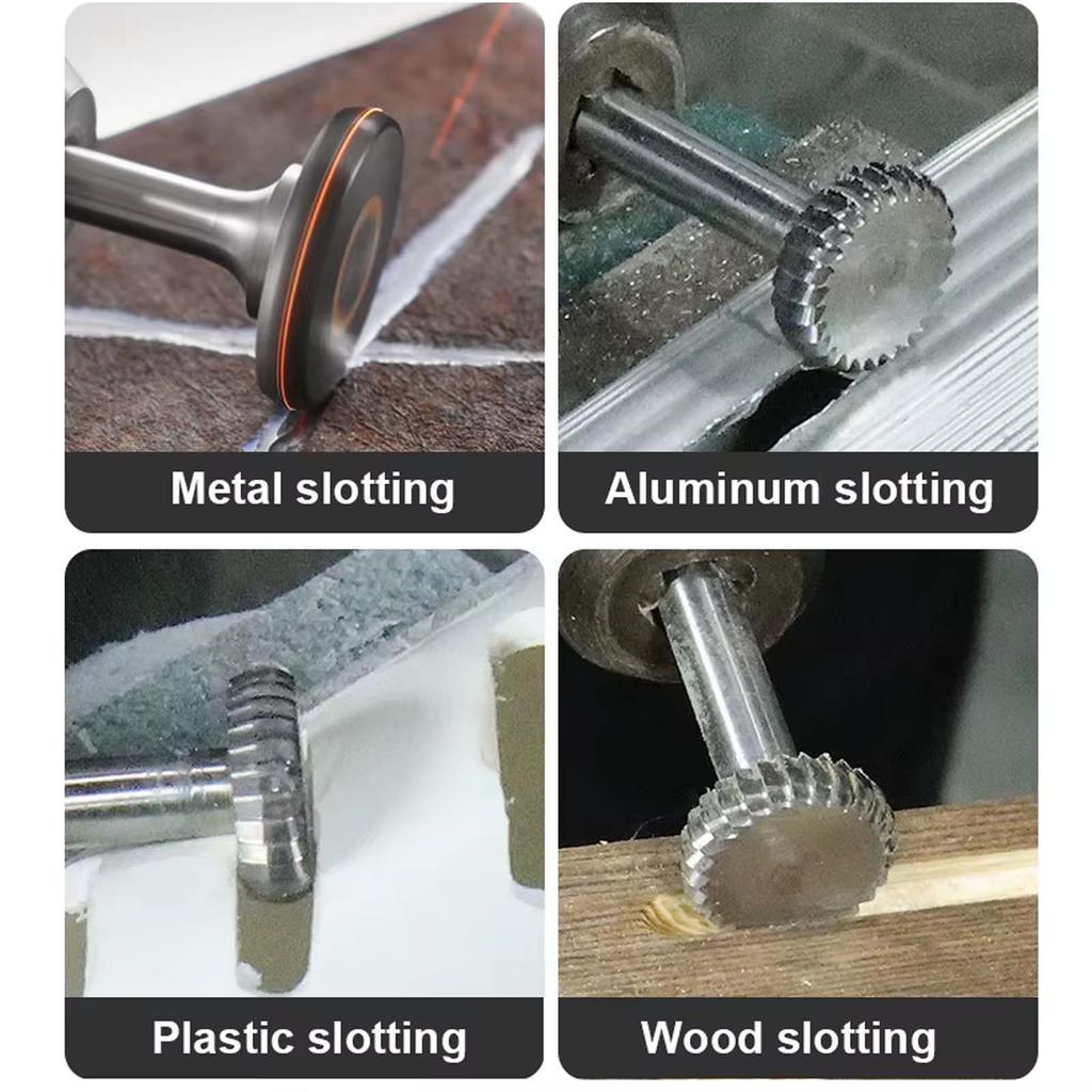 3mm T-type Tungsten Steel Rotary Files, Metal Milling Grinding Head for Electric Grinder