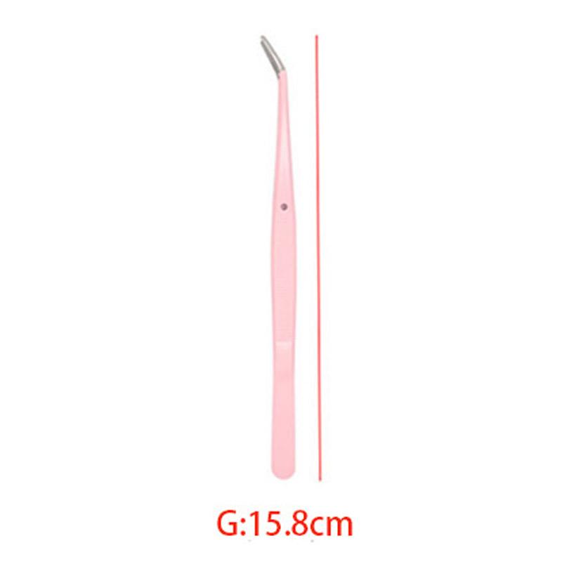 3Pcs Dental Probe Mouth Mirror Tweezers Stainless Steel Pink Color Double Heads Hygiene Explorer Probe Hook Dentist Tool