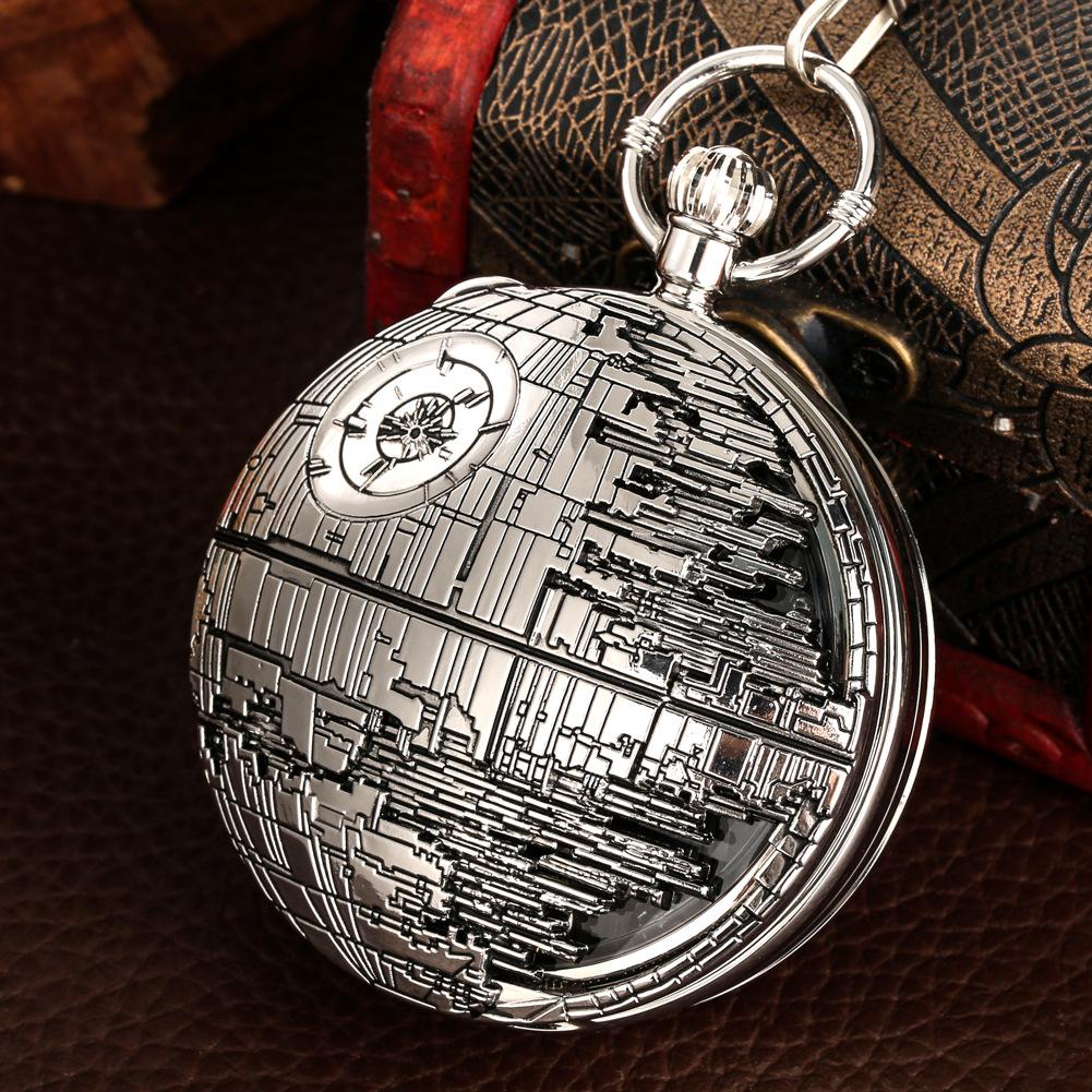 New American War Movie Music Steampunk Pocket Watch Melody Music Box Clock Quartz Pendant Flip Cover Children s Watch Gift серебряный
