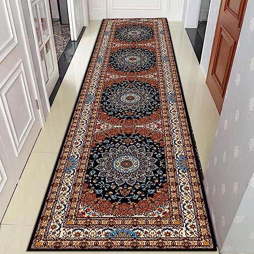 Home Living Room Hallway Persian Style Carpet Hallway Foyer Home Washable Entrance Carpet