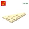 Non-Toxic 49Pcs/Lot 48208 4X6 Wedge Left Plate Building Blocks Moc Classic Accessories Compatible With Brick Toys Children Gift Box