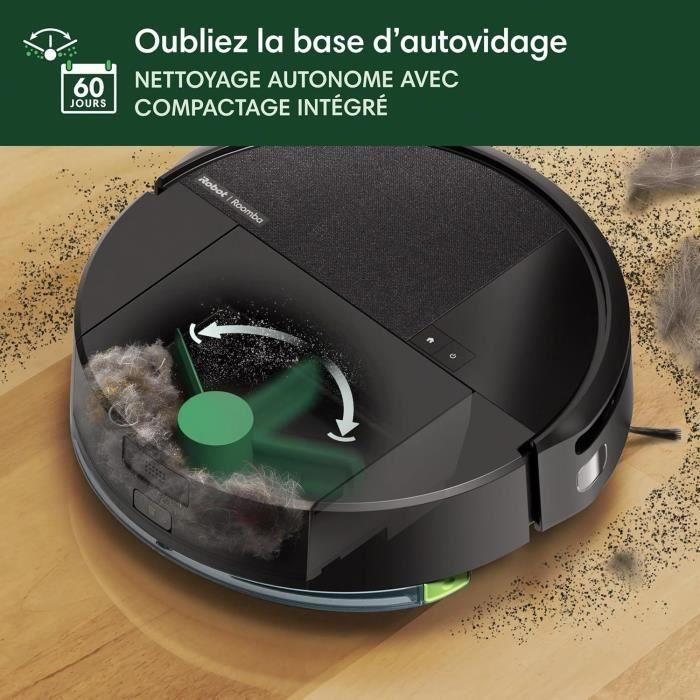Saugroboter Wischroboter - IROBOT Roomba 205 Combo Compactor - 3h - 7000 Pa - 1820 ml - Schwarz