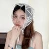 Fashion Lace Hair Scarf Wraps Women Retro White Lace Floral Triangle Headscarf Hat Travel Photo Headband Hair Accessories